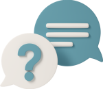 two speech bubbles